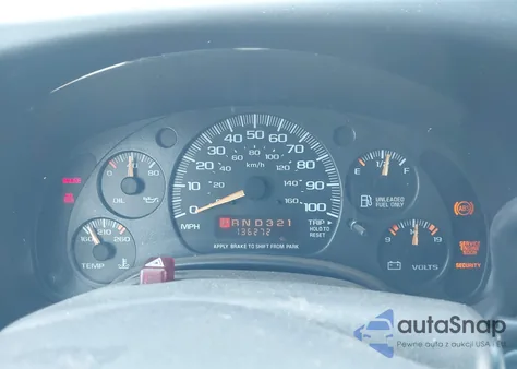 2002 Chevrolet Express G2500 from USA, damaged, VIN 1GCFG25M221156857